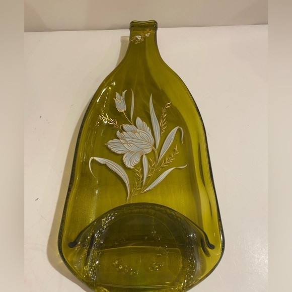 Melted Glass Bottle Spoon Rest (FV) - Picture 10 of 14